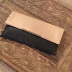 Black and Beige Clutch...NWOT